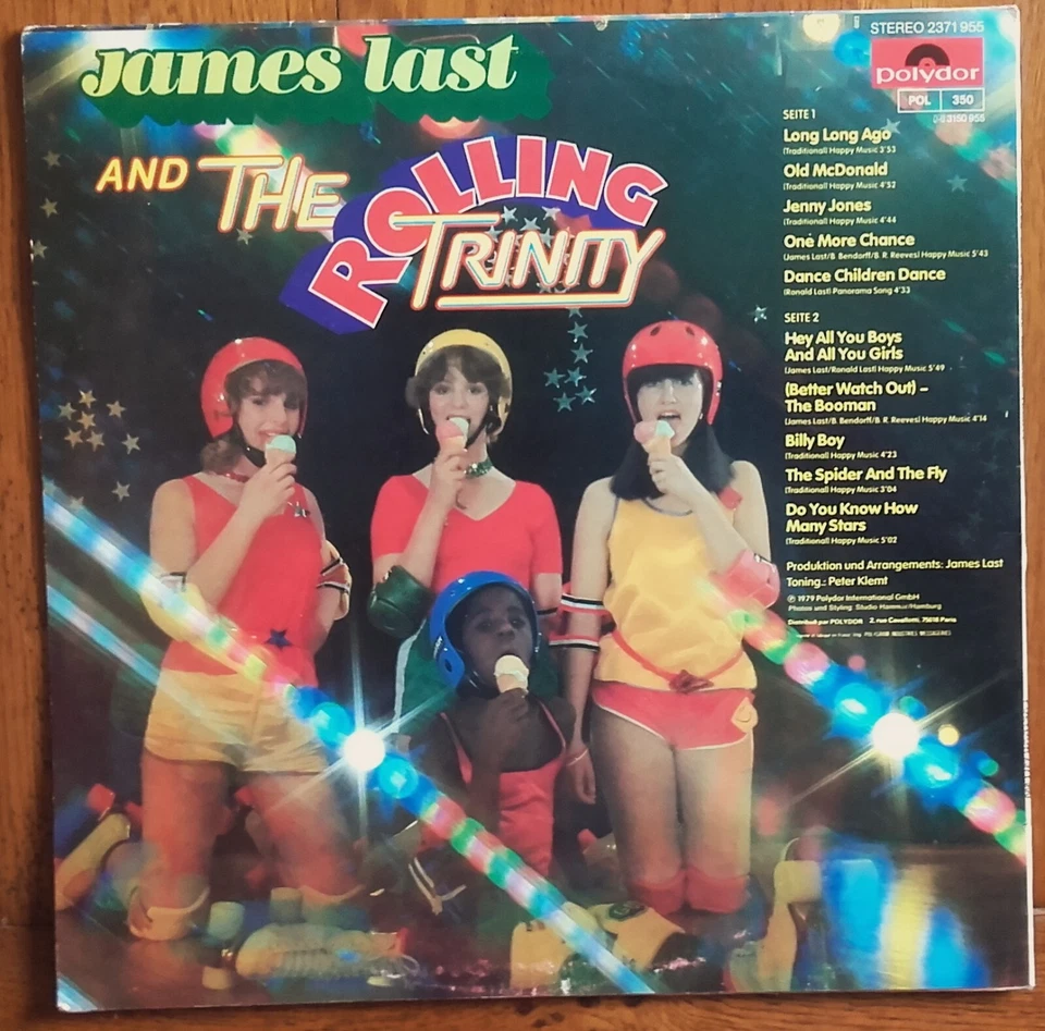 DISQUE VINYLE LP 33t JAMES LAST and THE ROLLING TRINITY POP FRANCE 1979 - Photo 3/3