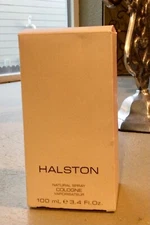 Halston Cologne natural spray - rare, vintage scent! Big 3.4 oz. bottle!