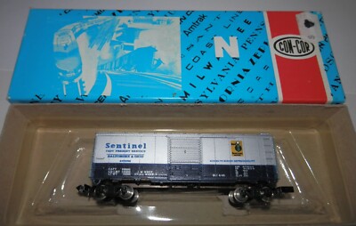 Con-Cor N Scale 40' Baltimore & Ohio Sentinel Steel Box Car #1003-G