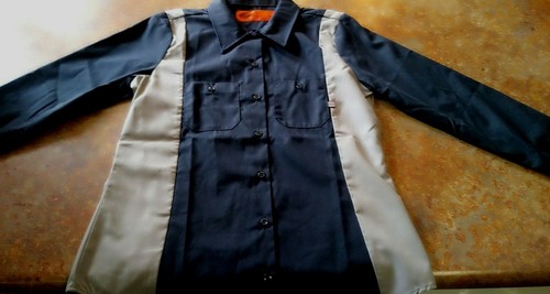 Long Sleeve Shirt ,Navy/Gray 