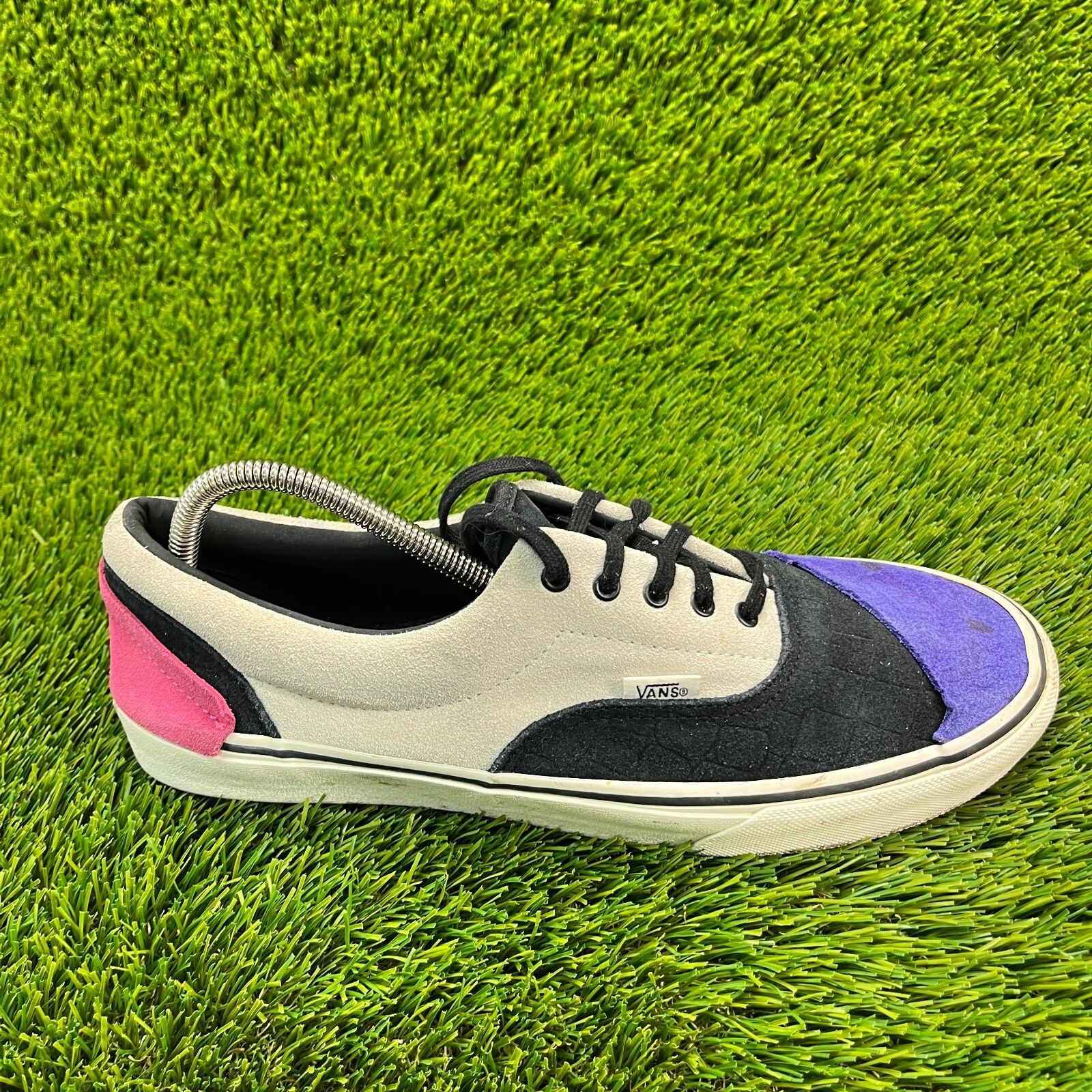 Vans Era Rally Mens Size 10 Black Purple Casual Athletic Skate Shoes Sneakers