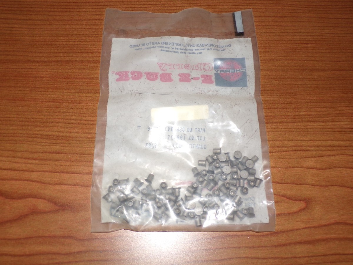 Cherry Hollow Rivets CSR9043B-5F-6 e-Z BuCk® | eBay
