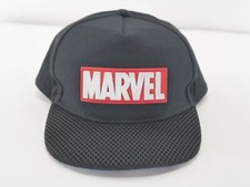 MARVEL hat black adjustable snapback cap Character on the inside Kids 3D