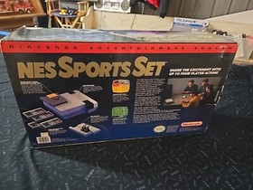 Nintendo NES Sports Set In Orig. Box 3 Controllers Satellite Accessories