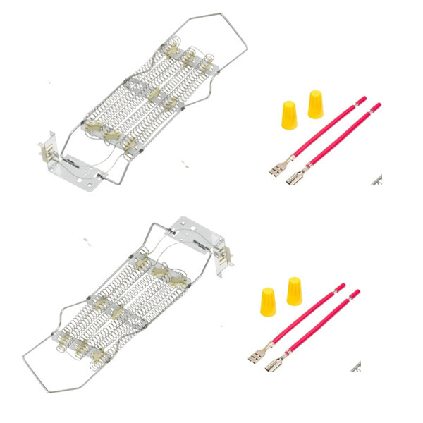Runtop 2-Pack WP4391960 Dryer Heating Element – Fits Whirlpool, Kenmore, Estate, Roper – 4-Piece Set
