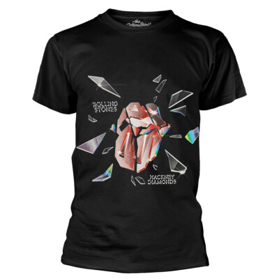 The Rolling Stones 'Hackney Diamonds Explosion' (Schwarzes) T-Shirt - NEU!