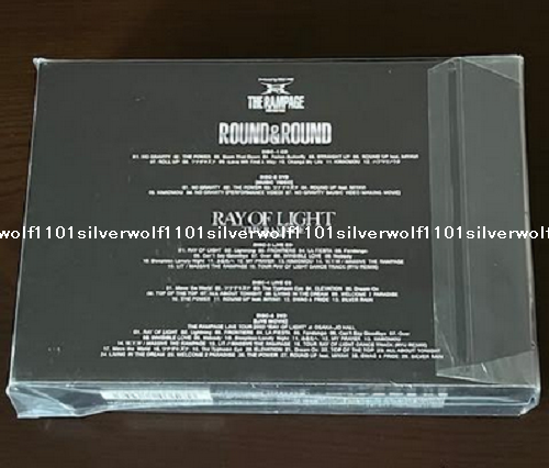 New THE RAMPAGE from EXILE TRIBE ROUND & ROUND 3 CD+2 DVD