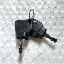 2PCS For JCB Heavy Equipment Ignition Key Factory Original w/ OEM Logo 701/45501