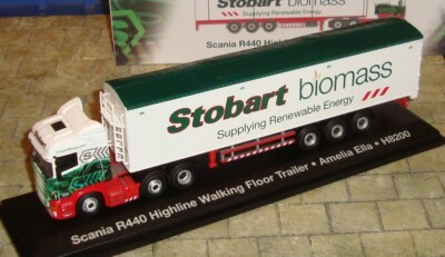 EDDIE STOBART -SCANIA R440 HIGHLINE WALKING FLOOR - AMELIA ELLA -  1:76 - BOXED