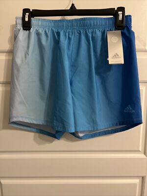 GIRLS ADIDAS TRAINING RUNNING SHORTS SIZE X-Large Blue Rush AH4342