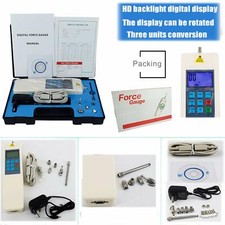 Push Pull Meter Force Gauge Digital Dynamomètre Test Outils 500N/50kg/110 lbs