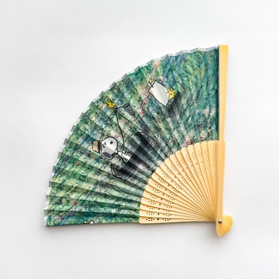 SNOOPY × Claude Monet SENSU Japanese Folding Fan 21cm The National