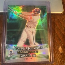 George Brett 2001 Topps Finest Finest Moments Refractor #FM23 HOF Royals NM-MT