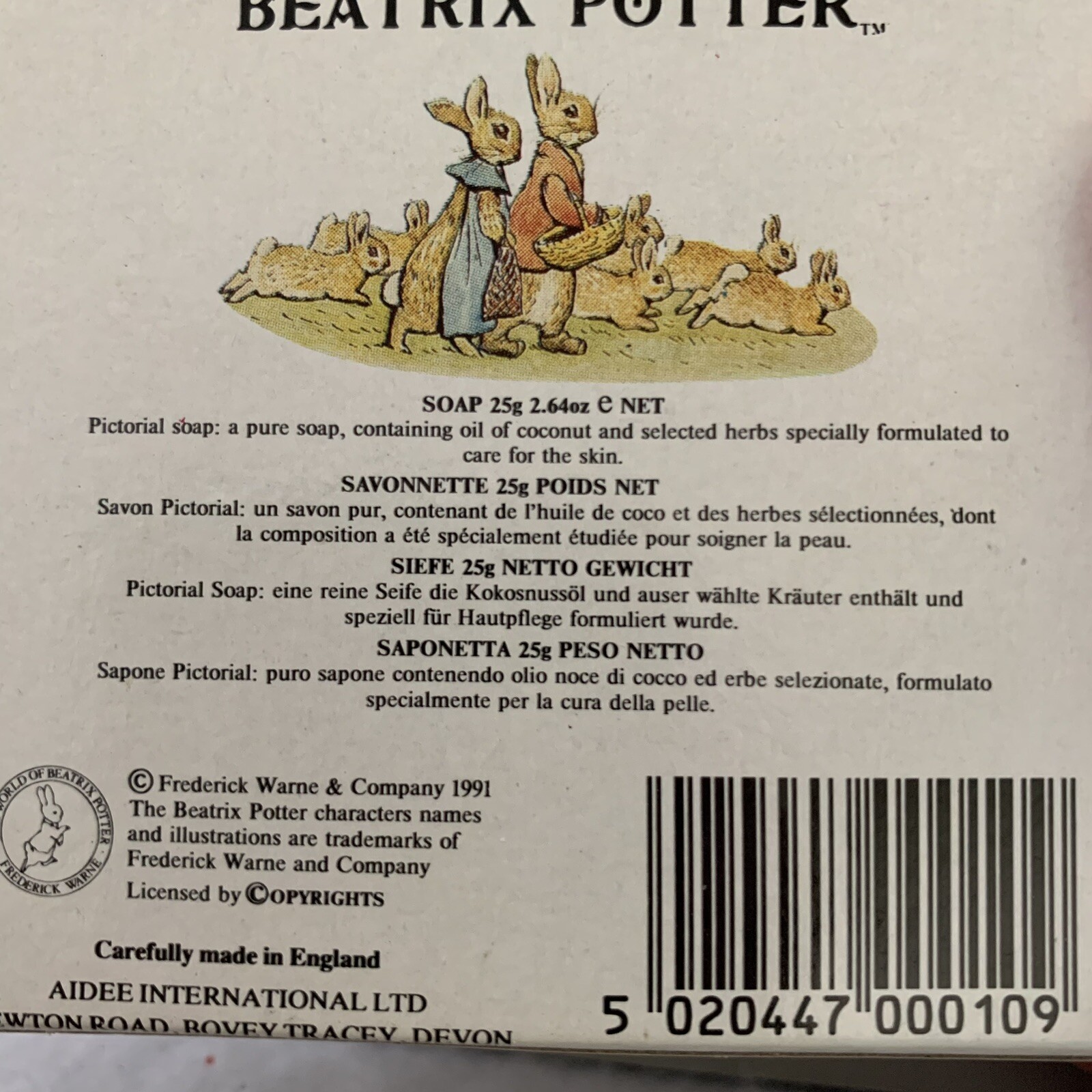 Decorative Soaps LOT OF 3 BOXES unused Hostess Guest Bath Beatrix Potter Avon +