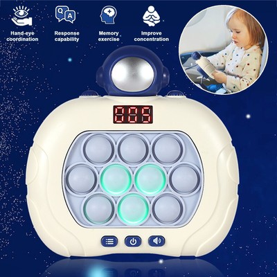 Quick Push Bubble Game Fidget Toys Pop Handheld-Spiel Puzzle Pop Bubble Game Toy