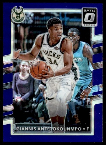 2017 Panini Donruss Basketball Press Proof Blue Giannis Antetokounmpo #81