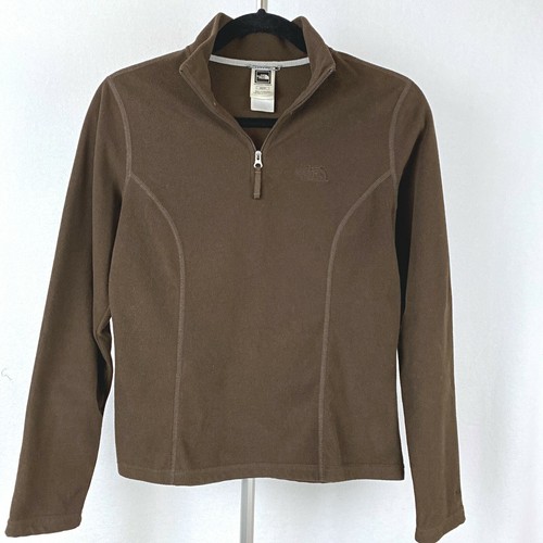 TKA 100 1/4 Zip Fleece Pullover Brown 