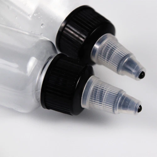 30/60/120ml Plastic Dispensing Bottles with Twist Top Cap Containers for Liquids - Picture 7 of 11