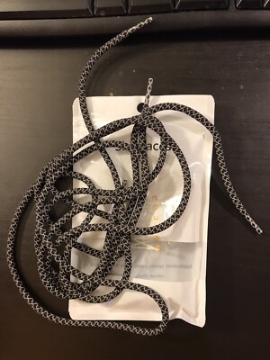 New Black 3M Reflective Rope Shoe Laces 47 Inches/120 cm Nmd Boost Sneakers  | eBay