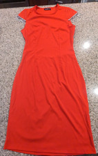 Chicme Women's Short Sleeve Rhinestone Tassel Design Bodycon Dress red size M 6