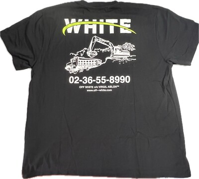 Off-White Industrial Graphic Print Short Sleeve Over T-Shirt 