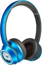 Monster Cable NTune High-Performance On-Ear Headphones - Candy Blue