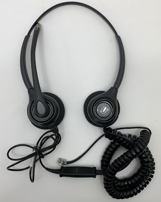 Plantronics DW261N Wired Headset - Doppelohrhörer mit Kreuzkabel Ref:1319