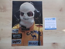 Michael Schumacher "Benetton" autograph signed A4 magazine image ACOA