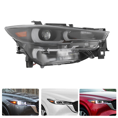 Right Full LED Headlight For 2022-2023 Mazda CX-5 Headlamp w/AFS Passenger Side