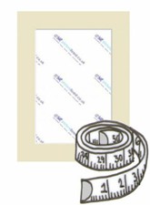 Custom Size Picture Photo Bevel Edge Mount up to 12 x 16"