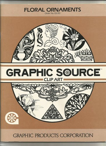 Libro Clip Art: Ornamenti Floreali Fonte Grafica Clip Art GS-313 - Foto 1 di 2