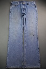 Women's Carhartt Jeans Curvy Fit Boot Cut Stretch Size 6x32 Measure 32x32 