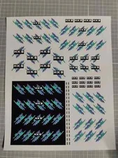 1/64 for hot wheels waterslide decals hks jdm full sheet MADE IN THE USA!