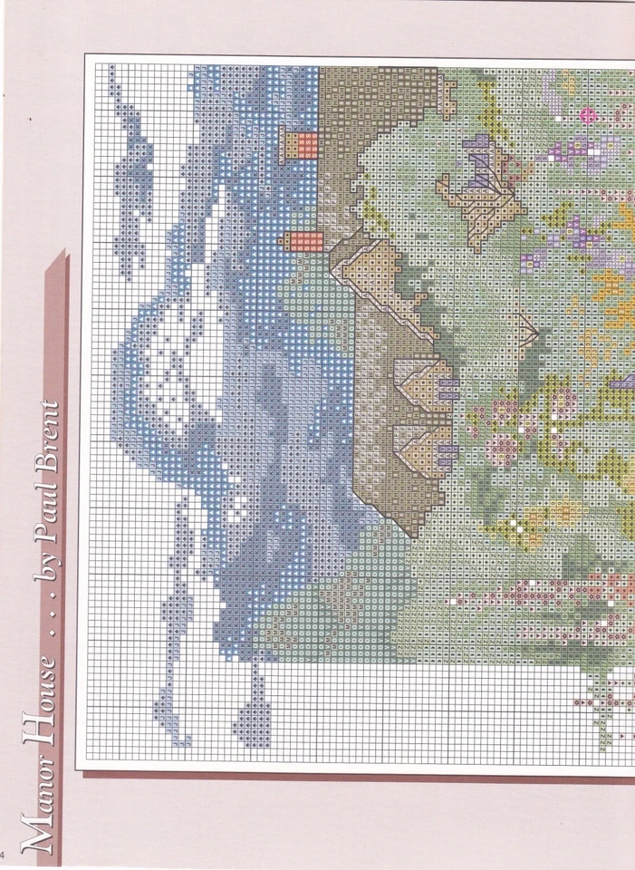 Manor House, Paul Brent, Cross Stitch Pattern - Image 2 of 2