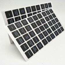 45× Rocker Switch Label Decal Circuit Fuse Instrument Panel Stickers Marine Boat