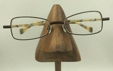 Face A Face Pampa 9118 Brown Metal Oval Sunglasses France FRAMES ONLY