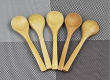 Small wooden spoon 1 for Babies or Honey all natural organic hand made BAMBOO