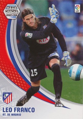 038 LEO FRANCO # ARGENTINA ATLETICO MADRID CARD PANINI MEGA CRACKS LIGA 2008