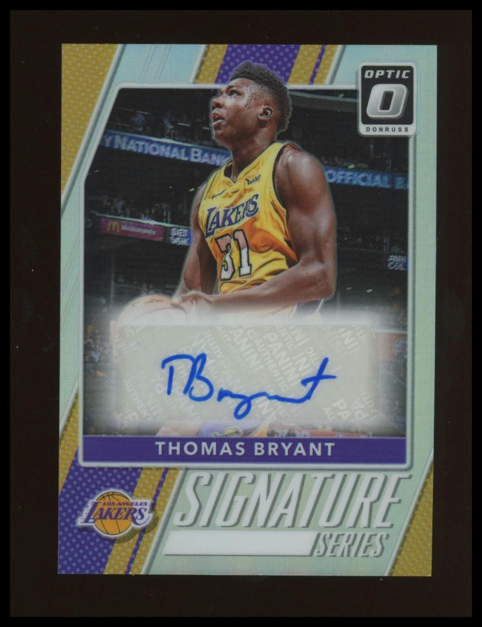 2017-18 Donruss Optic #12 Thomas Bryant Signature Series Holo RC