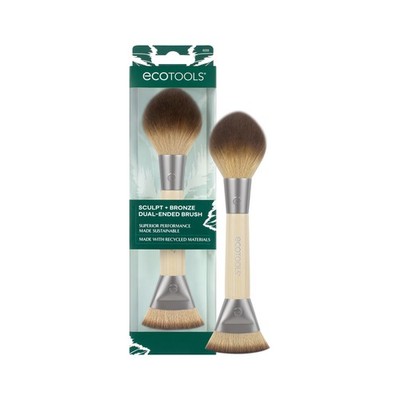 Bronzepinsel Set EcoTools Sculpt + Bronze Duo, vegan, weich, Konturpinsel