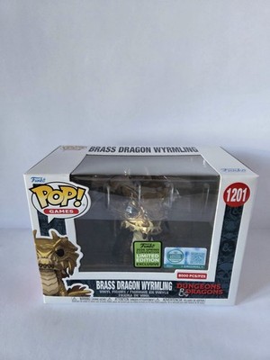 Funko Pop! Messing Drache Wyrmling 1201 LE Supreme Spring Convention D&D Neuwertig