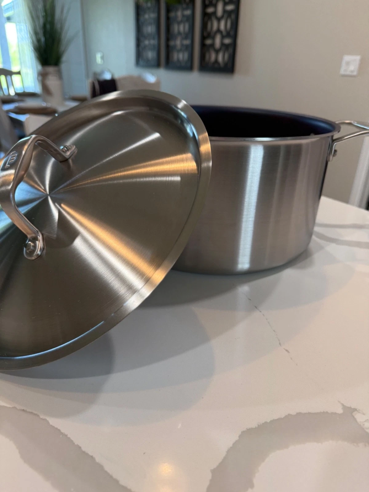 Made In 8 Quart Blue ProCoat Non-Stick, Non-Toxic 5 ply Clad Stock Pot
Opens in a new window or tab