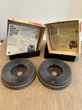 Vintage Kodak Carousel Transvue 140 35mm Slide Trays In Original Boxes, Lot of 2