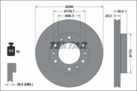 Textar Bremsscheibe Vorne FüR Hyundai