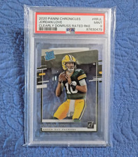 JORDON LOVE 2020 Panini Chronicles # RRJL Clearly Donruss Rated Rookie PSA 9