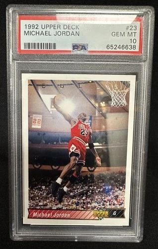 1992 Upper Deck #23 Michael Jordan Basketball Card PSA 10 GEM MT