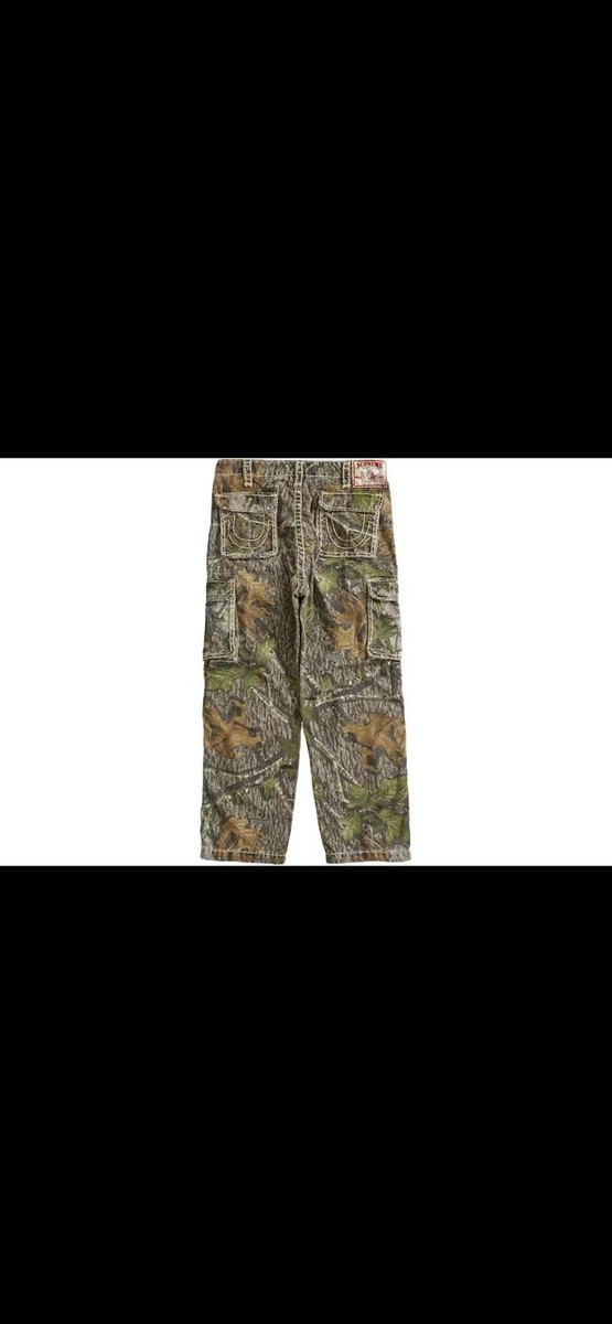 Supreme True Religion Denim Cargo Pant size 34 Mossy Oak Camo | eBay
