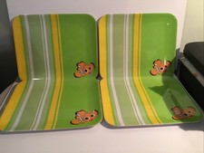 4 DISNEY Store Exclusive Finding Nemo Rectangular Melamine Plates 9.25 x 11