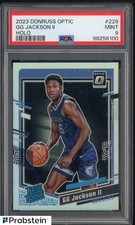 2023 Donruss Optic Holo Prizm #228 GG Jackson II Grizzlies RC Rookie PSA 9 MINT