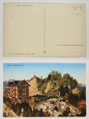 Luzern Gletschergarten Postcard Divided Back 1900s